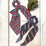 Hair Tie Scarf Scrunchie - Stars and Stripes